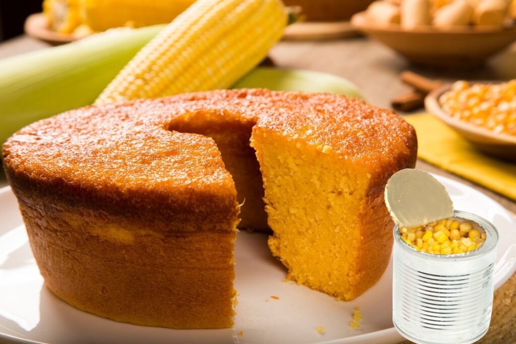 Receita de Bolo de Milho de Latinha